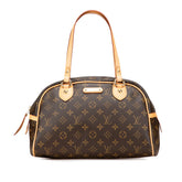 ルイ ヴィトン モノグラム モントルグイユPM ハンドバッグ M95565 ブラウン PVC レザー レディース LOUIS VUITTON 【中古】